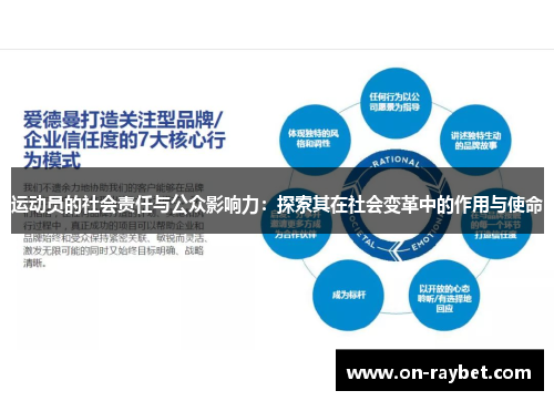运动员的社会责任与公众影响力：探索其在社会变革中的作用与使命